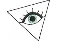 Stickdatei - Allsehendes Auge